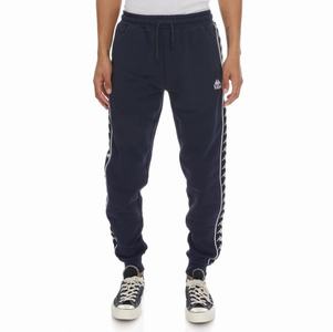 Kappa 222 Banda Alanz 2 Sweatpants Navy Black | 03812-GSEX