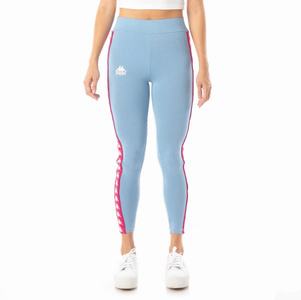 Kappa 222 Banda Anen 2 Leggings Light Blue Pink | 43657-XWIA