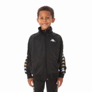 Kappa 222 Banda Annistonin Track Jackets Black | 02597-ERZP