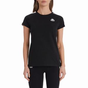 Kappa 222 Banda Apan 2 T Shirts Black | 23461-RMID