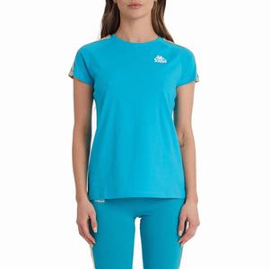 Kappa 222 Banda Apan 2 T Shirts Light Turquoise | 52903-GXBN