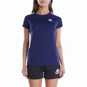 Kappa 222 Banda Apan 2 T Shirts Navy | 27640-VABR