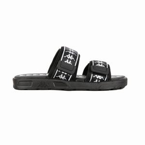 Kappa 222 Banda Aster 1 Sandals Black White | 37280-ISDE