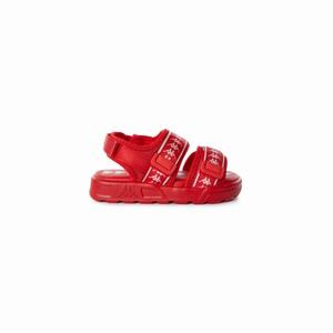 Kappa 222 Banda Aster 7 Kids Sandals Red White | 13926-QCRF