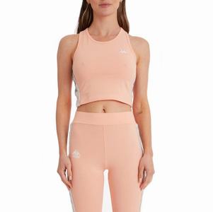 Kappa 222 Banda Atvan 2 Crop Tank Sports Bra Coral | 91638-XURB