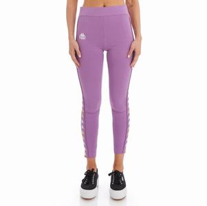 Kappa 222 Banda Baldhill Leggings Purple Lavender | 85092-DMAZ