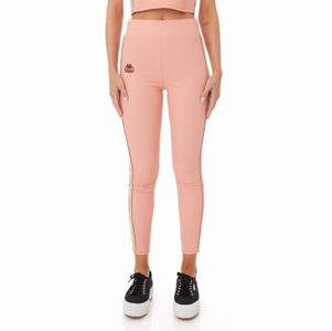 Kappa 222 Banda Bartes Leggings Pink Coral | 04738-KCTH