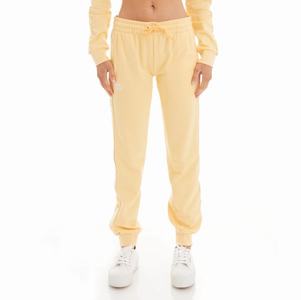 Kappa 222 Banda Beicegel Sweatpants Light Yellow White | 92083-UFDC