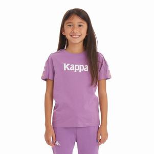 Kappa 222 Banda Bendocin T Shirts Purple Lavender | 21456-EUKD