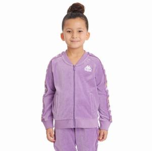 Kappa 222 Banda Benettin Track Jackets Purple Lavender | 12083-TKYN