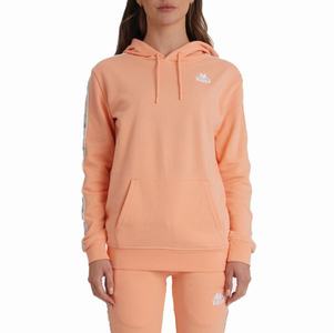 Kappa 222 Banda Budy 4 Hoodie Coral | 94763-OWMR