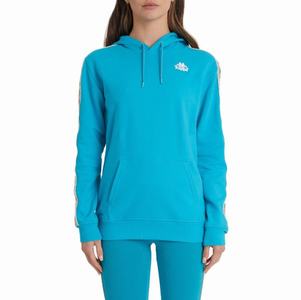 Kappa 222 Banda Budy 4 Hoodie Light Turquoise | 62079-EPHD