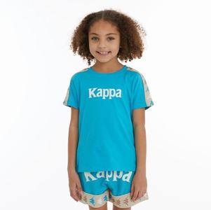 Kappa 222 Banda Deto 2 T Shirts Light Turquoise | 46809-RQOJ