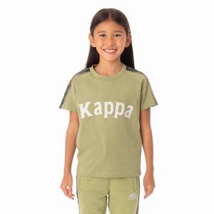 Kappa 222 Banda Deto T Shirts Green | 97623-KTEC