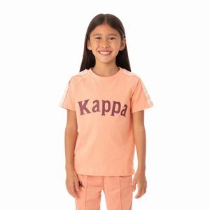 Kappa 222 Banda Deto T Shirts Pink Coral | 20965-BYHW