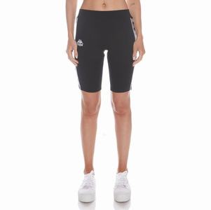 Kappa 222 Banda Dicles 2 Bike Shorts Black White | 89250-SMXC