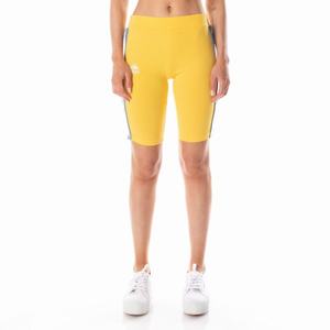 Kappa 222 Banda Dicles 2 Bike Shorts Yellow Light Blue | 57902-DNIZ