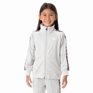 Kappa 222 Banda Dullo Track Jackets Grey Silver | 94681-JLXG