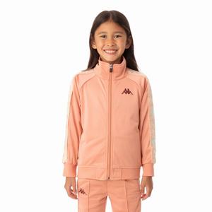 Kappa 222 Banda Dullo Track Jackets Pink Coral | 46539-EHAK