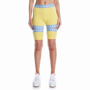 Kappa 222 Banda Fuig 3 Bike Shorts Yellow Light Blue | 40857-HLOU