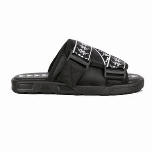 Kappa 222 Banda Mitel 1 Sandals Black White | 15207-VYEZ