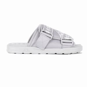 Kappa 222 Banda Mitel 1 Sandals Grey White | 35690-BJOY