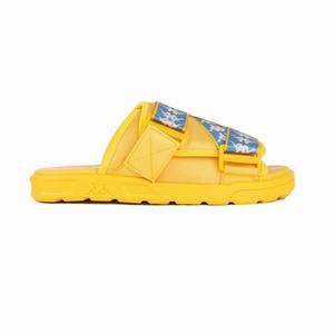 Kappa 222 Banda Mitel 1 Sandals Yellow Light Blue | 12589-MXLE