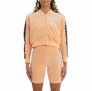 Kappa 222 Banda Servelle Track Jackets Orange Coral | 69347-YLEF