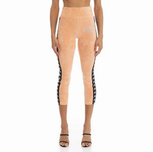 Kappa 222 Banda Slit Leggings Orange Coral | 97318-BLGH