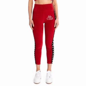 Kappa 222 Banda Stele Leggings Red | 96745-XWFV