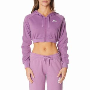 Kappa 222 Banda Tamworth Hoodie Purple Lavender | 48695-PDLO