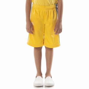 Kappa 222 Banda Treadwellz Shorts Yellow Light Blue | 09481-BZXL