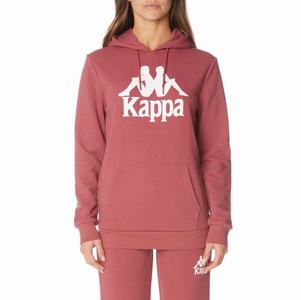 Kappa Authentic Ambanja Hoodie Burgundy | 87569-XBMS