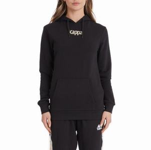 Kappa Authentic Ambenja Hoodie Black | 10253-ISDC