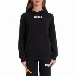 Kappa Authentic Ambenja Hoodie Black | 52963-UACM