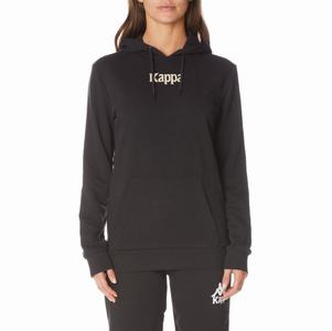 Kappa Authentic Ambenja Hoodie Black | 53714-XYAM