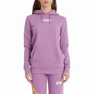 Kappa Authentic Ambenja Hoodie Purple Lavender White | 35296-SBMO