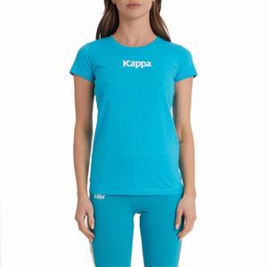 Kappa Authentic Amboasary T Shirts Light Turquoise | 67829-RDNE