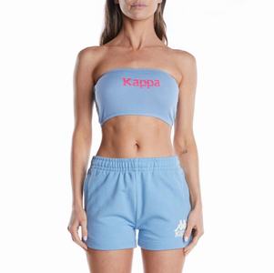 Kappa Authentic Ambohidratrimo Bandeau Light Blue Brown | 20841-IPUV