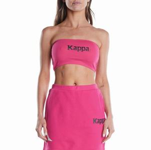 Kappa Authentic Ambohidratrimo Tube Top Sports Bra Pink Black | 40923-YXBZ