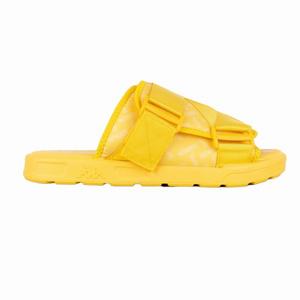 Kappa Authentic Asben 1 Sandals Yellow Brown | 20516-WECA