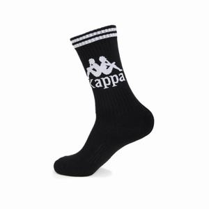 Kappa Authentic Aster 1Pack Socks Black | 41023-GIDU