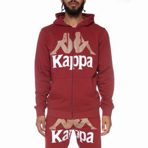 Kappa Authentic Awert Hoodie Burgundy | 39287-WZYA