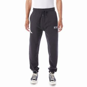 Kappa Authentic Coevorden Sweatpants Black | 38019-ELOZ