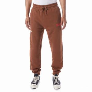 Kappa Authentic Coevorden Sweatpants Brown Red | 41095-ILRO