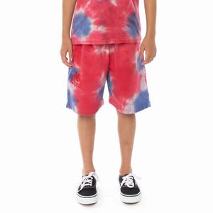 Kappa Authentic Cyntu Tie Dye Shorts Cream Purple | 49013-HEQB