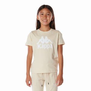 Kappa Authentic Estessi T Shirts Beige | 65327-KTEO