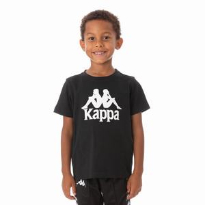 Kappa Authentic Estessi T Shirts Black | 23678-VTIN