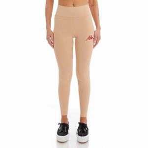 Kappa Authentic Gartiel Leggings Beige | 85017-UZVH