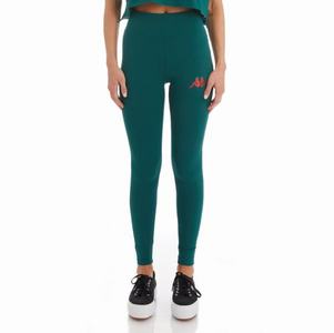 Kappa Authentic Gartiel Leggings Dark Green | 85316-VWMJ